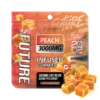 Peach (Hybrid) Infused THCA Gummies - 10 Pieces