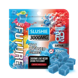 Slushie (Sativa) Infused THCA Gummies - 10 Pieces